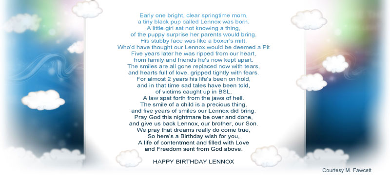 Lennox Birthday Poem Lennox Birthday Poem